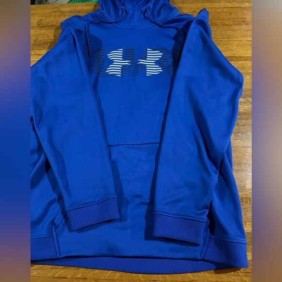 Under Armour Men’s Hoodie Loose Fit Blue NWOT - Picture 5 of 13